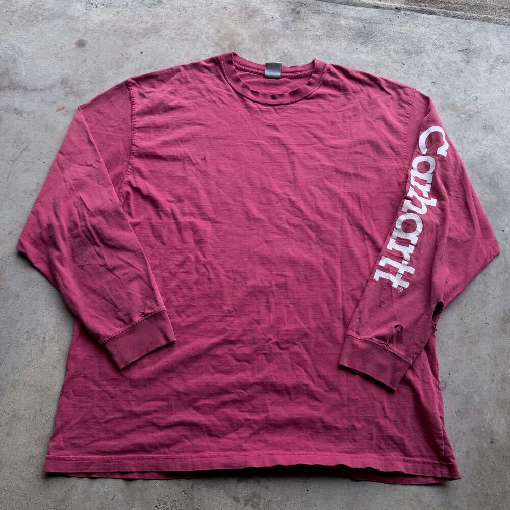 early 2000’s Carhartt Red long sleeve t-shirt.